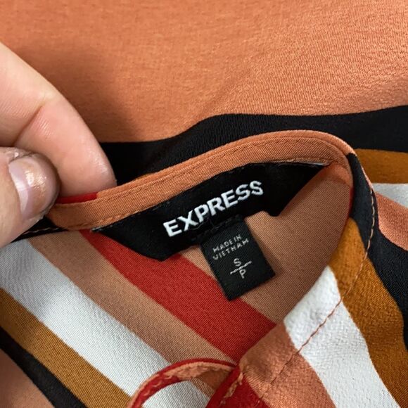 Express Striped Multicolored Top - Picture 4 of 4
